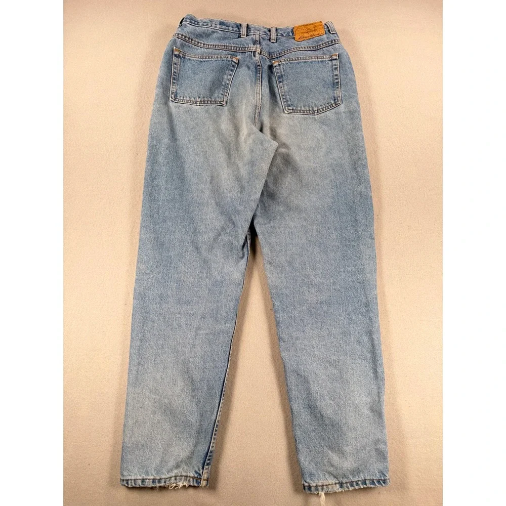 Y2K Eddie Bauer Vintage Classic Fit Light Wash Mens 31x30 Made in USA
